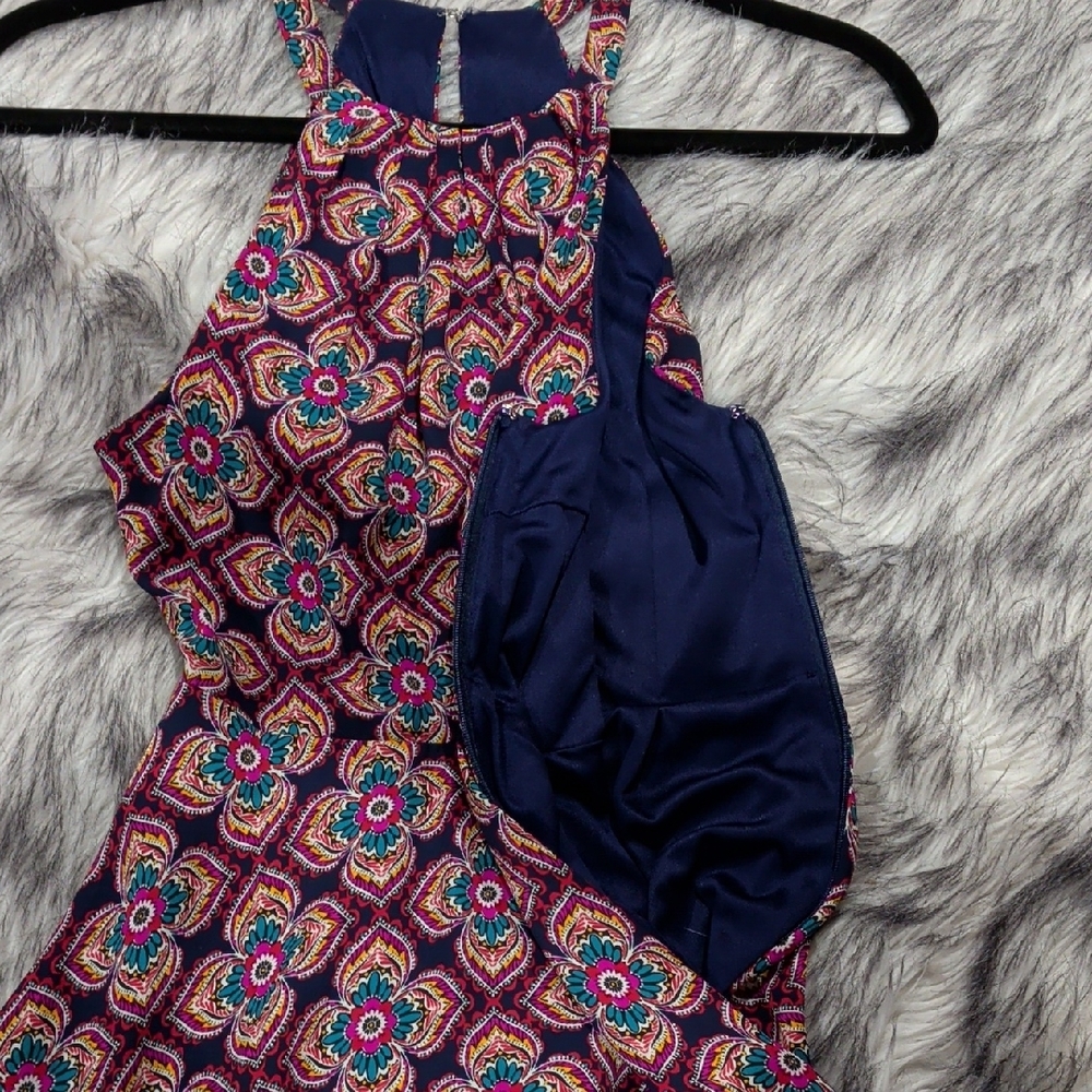 Express Multicolor Patterned Mini Dress - image 3